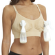Sutien 2 in 1 pentru alaptare si sustinere pompa san, Marime XXL, Bej, Bufnitel 815590