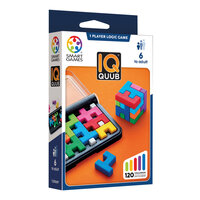 Joc de logica IQ Quub, 120 de provocari, 6 ani+, Smart Games