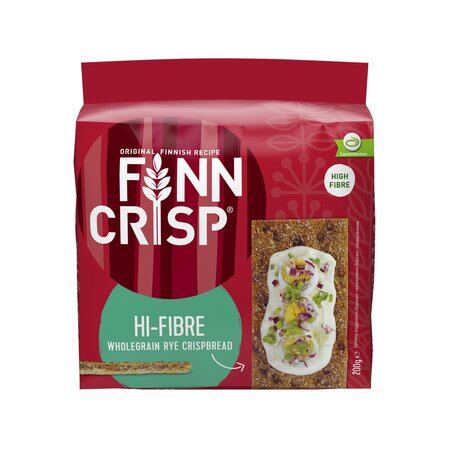 Paine crocanta din tarate de secara, 200 g, Finn Crisp