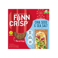 Paine crocanta subtire cu chia si sare de mare, 195 g, Finn Crisp