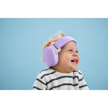 Casti antifonice pentru bebelusi Muffy Baby, Dawn Purple, 0 luni+, Alpine 815697