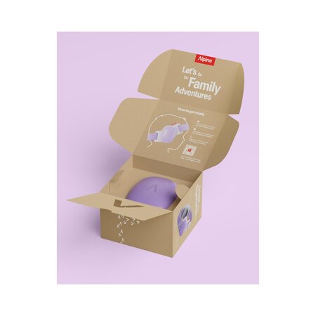 Casti antifonice pentru bebelusi Muffy Baby, Dawn Purple, 0 luni+, Alpine 815698