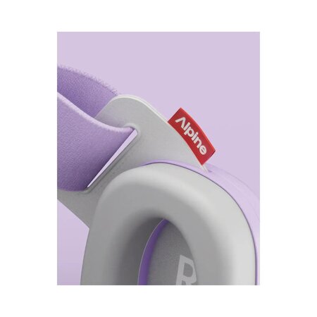 Casti antifonice pentru bebelusi Muffy Baby, Dawn Purple, 0 luni+, Alpine 815700