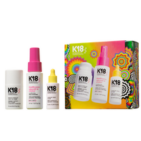 Set pentru repararea, protectia termica si netezirea parului Repair, Protect + Smooth, 15 ml + 47 ml + 10 ml, K18