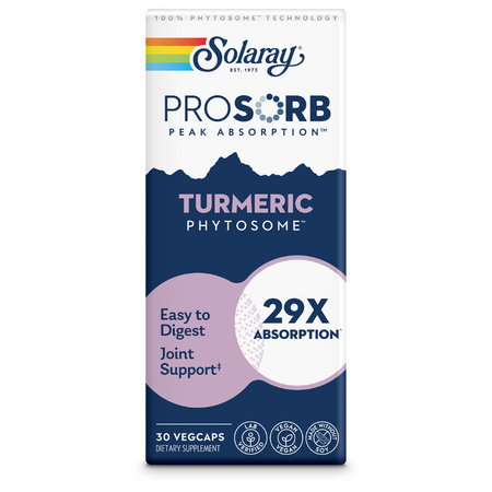 ProSorb Turmeric Phytosome, 500 mg, 30 capsule vegetale, Solaray