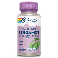 Bergamot, 500 mg, 60 capsule vegetale, Solaray
