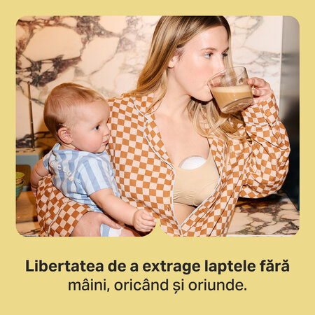Pompa de san dubla portabila si purtabila, 6 marimi, 4 moduri, Tommee Tippee 815829