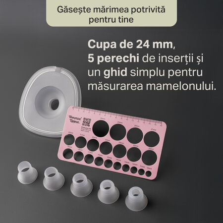 Pompa de san dubla portabila si purtabila, 6 marimi, 4 moduri, Tommee Tippee 815834