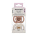Suzete cu tetina simetrica UltraLight, Bej, 6-18 luni, 2 bucati, Tommee Tippee 815848