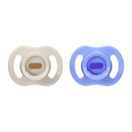 Suzete cu tetina simetrica UltraLight, Albastru, 6-18 luni, 2 bucati, Tommee Tippee 815867