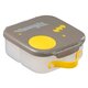 Cutie pentru pranz cu compartimente Mini Lunchbox, Gri/Galben, Batman, 1 litru, BBox 815888