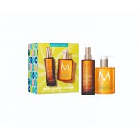 Set pentru ingrijirea parului si mainilor Summer Treatment Mist + Hand Wash, 100 ml + 360 ml, Moroccanoil