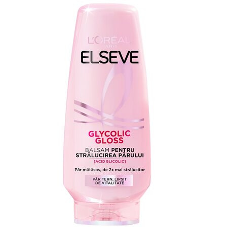 Balsam pentru stralucirea parului Glycolic Gloss, 200 ml, Elseve