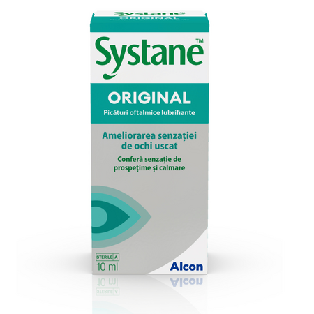 Picaturi oftalmice lubrifiante Systane Original, 10 ml, Alcon 816241