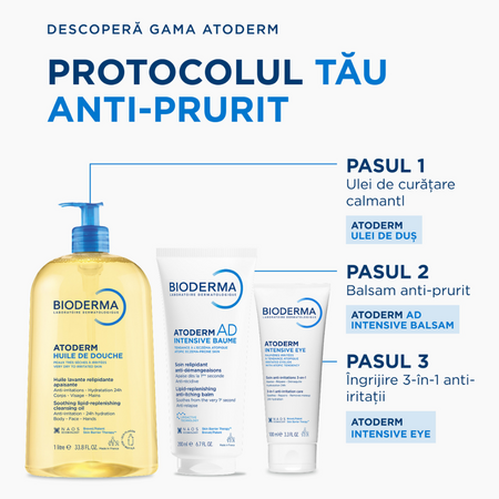 Balsam pentru piele foarte uscata pana la atopica Atoderm AD Intensive, 200 ml, Bioderma 816184