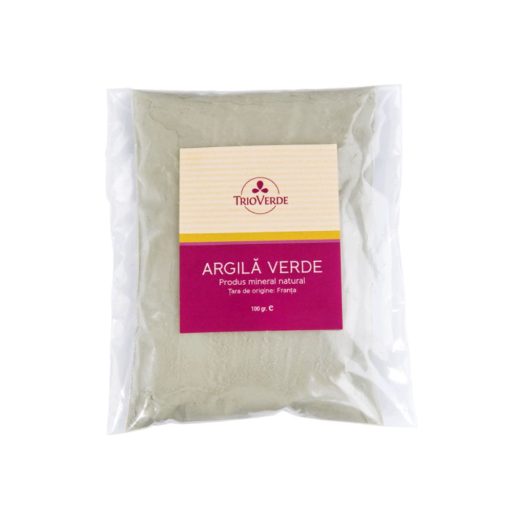 Argila verde, 100g, Trio Verde