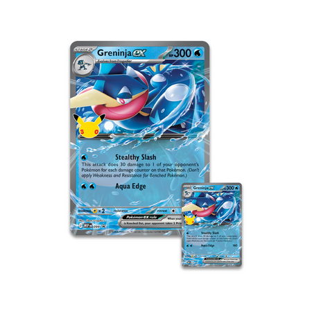 30th ex Box Greninja, 4 boostere, carte promotionala si carte holografica supradimensionata, 6 ani+, Pokemon TCG 816400