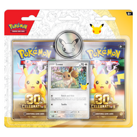 30th 2-Pack Blister Double Wide, 6 ani+, Pokemon TCG