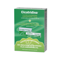 Pachet Supozitoare + Unguent rectal, 10x2 g + 30 g, Cicatridina