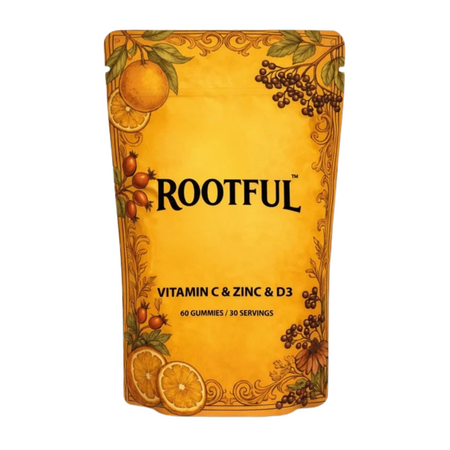 Vitamina C cu Zn si D3, 60 jeleuri, Rootful