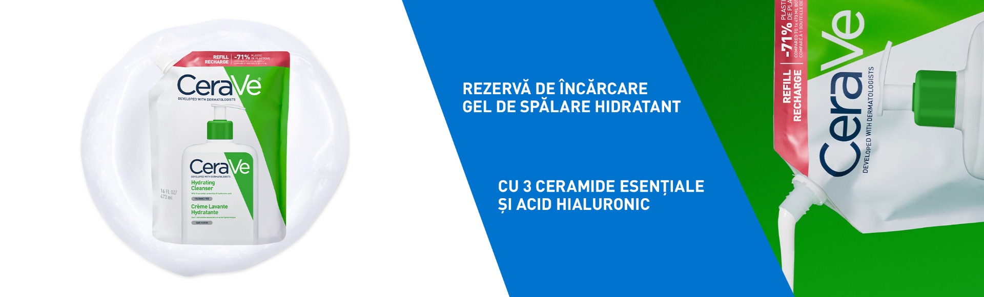 CeraVe 3 ceramide esentiale si acid hialuronic
