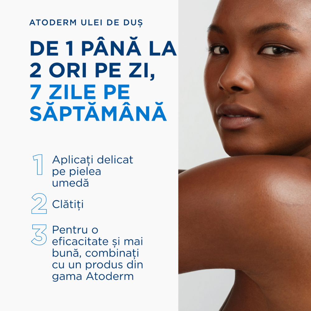 Mod de folosire Bioderma Atoderm Ulei de Dus