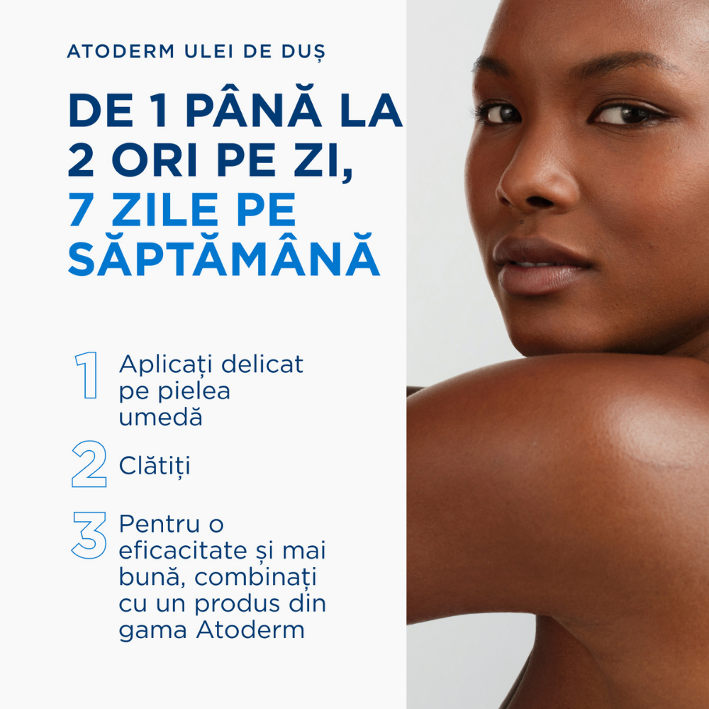 Mod de folosire Bioderma Atoderm Ulei de Dus
