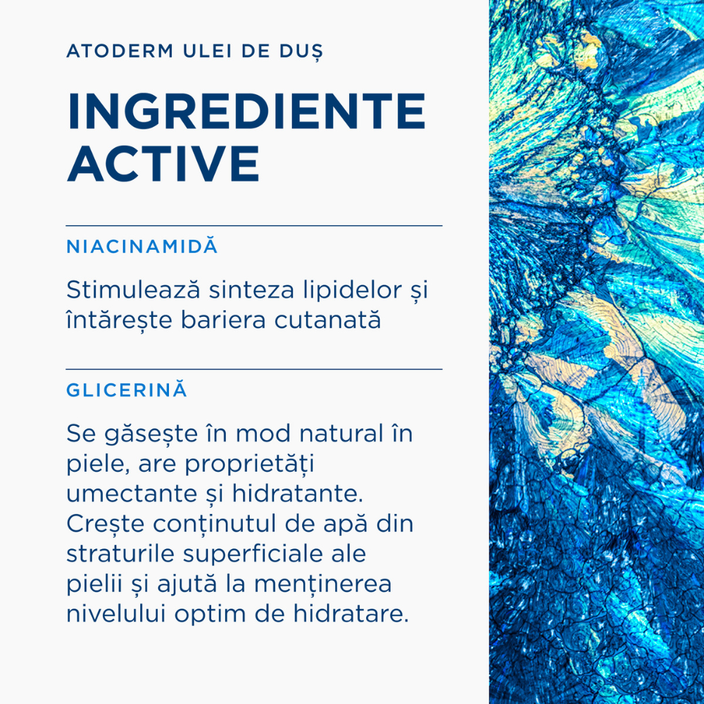 Ingrediente Bioderma Atoderm Ulei de Dus