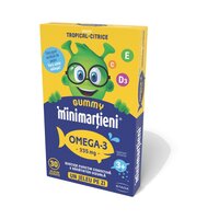 Minimartieni cu Omega-3, 30 jeleuri gumate, Stada