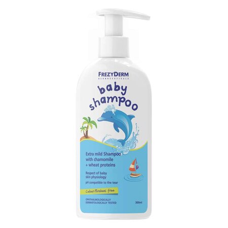 Sampon delicat pentru ingrijirea zilnica a bebelusilor si copiilor, 300 ml, Frezyderm