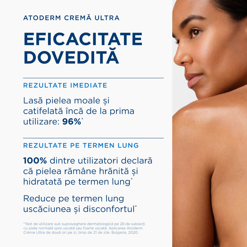Beneficii Atoderm Crema Ultra cu parfum