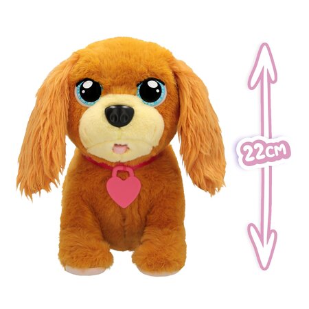 Jucarie interactiva Catelus Eat & Go, 3 ani+, 1 bucata, Baby Paws 818363