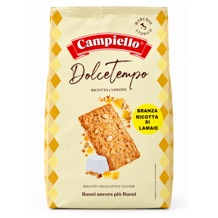 Biscuiti Rusticale Limone, 250 g, Campiello