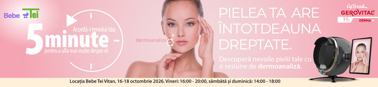Dermoanaliză Gerovital H₃ Derma+ Bebe Tei Vitan