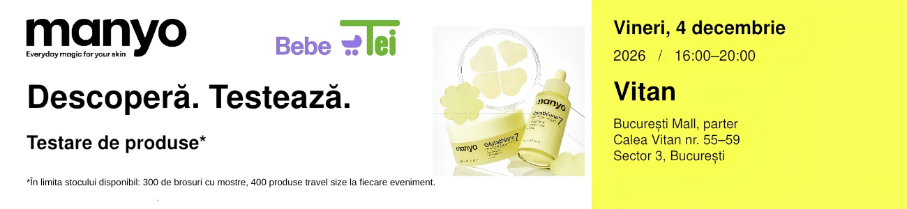 Manyo &times; Bebe Tei &ndash; Vitan Bebe Tei Vitan &ndash; București Mall, parter