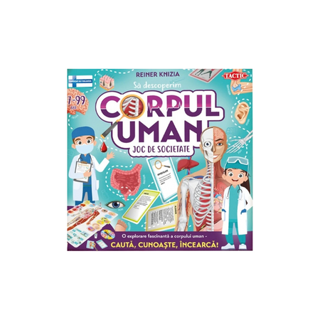 Joc de societate: Sa descoperim corpul uman, 7 ani+, Asmodee 818615