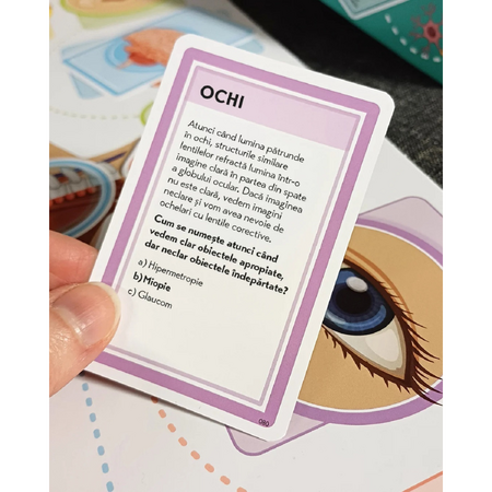 Joc de societate: Sa descoperim corpul uman, 7 ani+, Asmodee 818619
