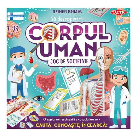 Joc de societate: Sa descoperim corpul uman, 7 ani+, Asmodee
