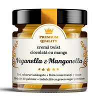 Crema twist Ciocolata cu Mango, Veganella si Mangonella, 250 g, Secretele Ramonei