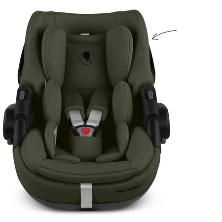 Scoica auto Calla i-Size, 40-87 cm, Olive, ABC Design 819868