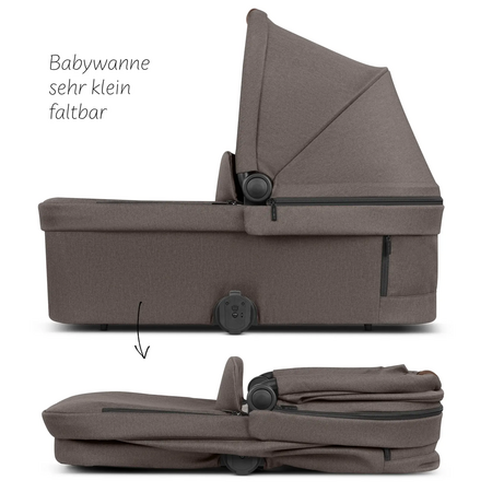 Landou cu saltea CozyCloud City Life, Nature, 0-6 luni, ABC Design 819876