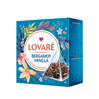 Ceai negru Bergamot Vanilla cu petale de portocal, 15 plicuri x 2 g, Lovare