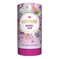 Ceai Berry Jam cu hibiscus, fructe si fructe de padure, 80 g, Lovare