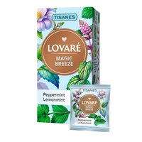 Ceai Magic Breeze cu menta piperata si menta de lamaie, 24 pliculete x 1.3 g, Lovare