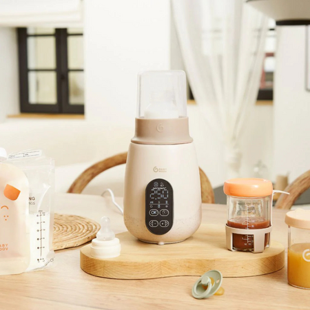 Incalzitor Sterilizator 5 in 1 pentru casa si masina NutriSmart+, Mineral Beige, Babymoov 820368