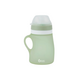 Sticla ergonomica din silicon, Verde, 6 luni+, 150 ml, Babymoov 820374