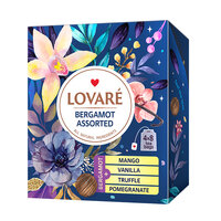 Set ceai negru Black Tea Assorted cu bergamota, 4 sortimente, 32 plicuri x 2 g, Lovare