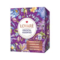 Set ceai negru Oriental Assorted, 4 sortimente, 32 plicuri x 2 g, Lovare