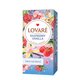 Ceai negru Raspberry Vanilla cu zmeura si vanilie, 24 pliculete x 2 g, Lovare 820581