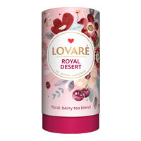 Ceai Royal Dessert cu hibiscus, visine si condimente, 80 g, Lovare